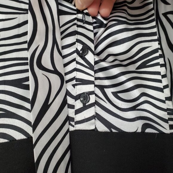 E. Mary Two-Tone Cocktail Dress – Size XL - Picture 4 of 5